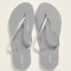 Classic Flip-Flops - Silver